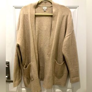 Target Cardigan A NEW DAY Brank Cream open Cardigan